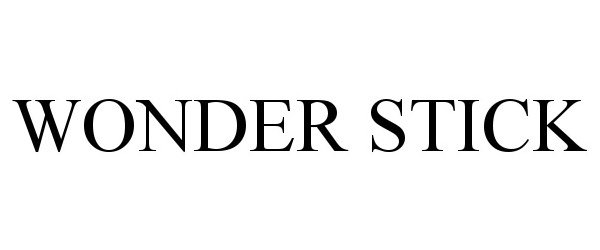 Trademark Logo WONDER STICK