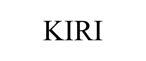 Trademark Logo KIRI