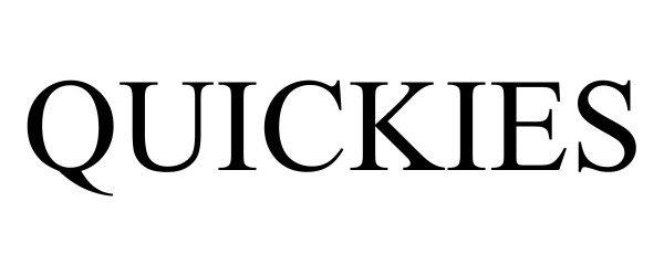 Trademark Logo QUICKIES