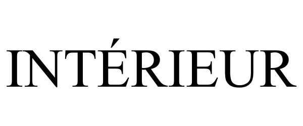 Trademark Logo INTÃRIEUR