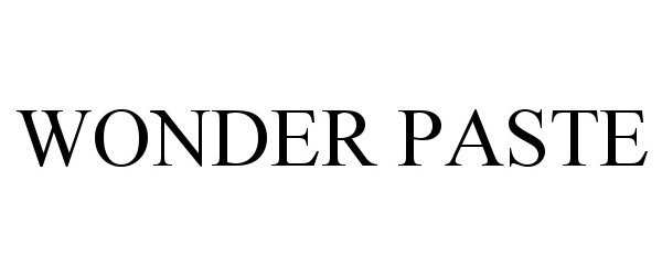 Trademark Logo WONDER PASTE