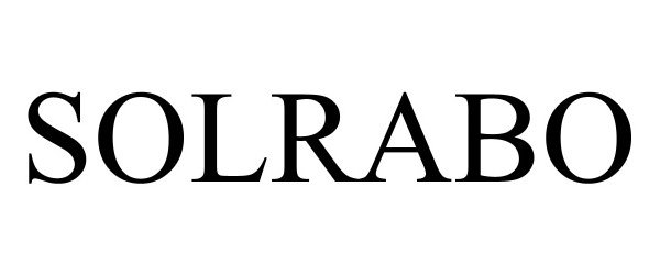 Trademark Logo SOLRABO