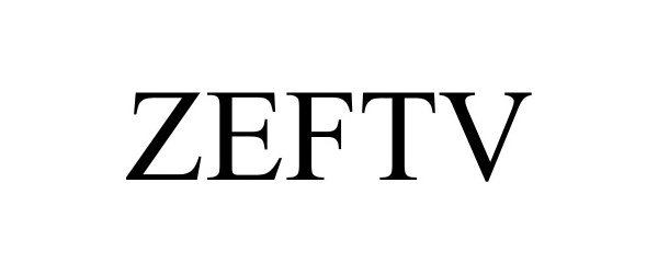 Trademark Logo ZEFTV