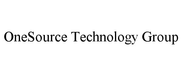  ONESOURCE TECHNOLOGY GROUP