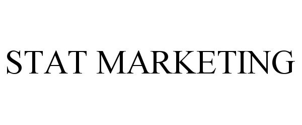 Trademark Logo STAT MARKETING