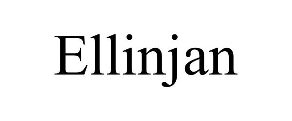 Trademark Logo ELLINJAN