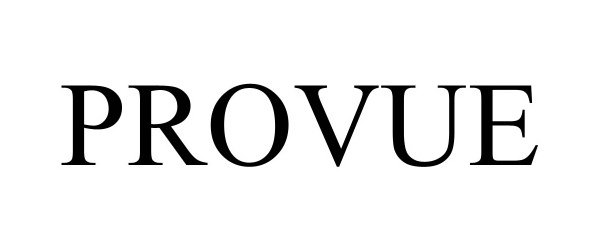 Trademark Logo PROVUE