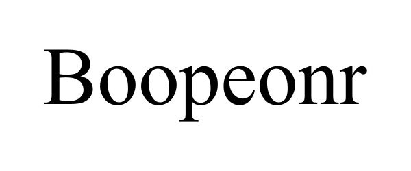  BOOPEONR