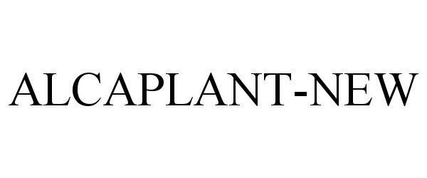 Trademark Logo ALCAPLANT-NEW