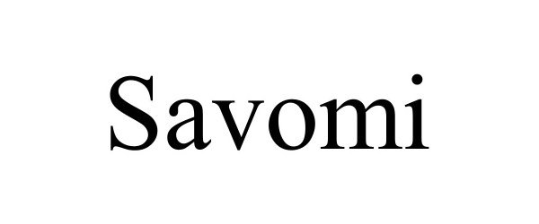 Trademark Logo SAVOMI