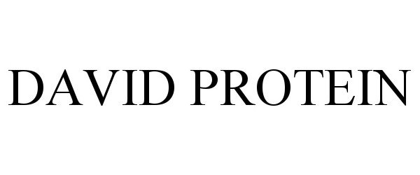 Trademark Logo DAVID PROTEIN