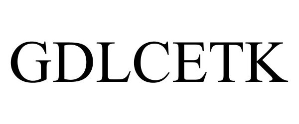 Trademark Logo GDLCETK