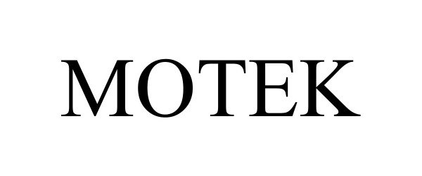 Trademark Logo MOTEK