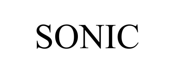 Trademark Logo SONIC