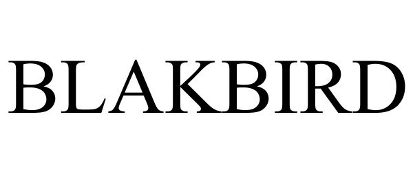 Trademark Logo BLAKBIRD