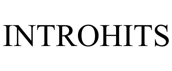 Trademark Logo INTROHITS