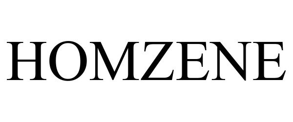 Trademark Logo HOMZENE