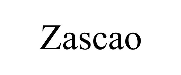Trademark Logo ZASCAO