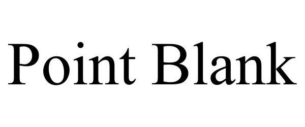 Trademark Logo POINT BLANK