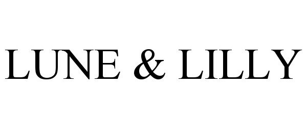 Trademark Logo LUNE &amp; LILLY