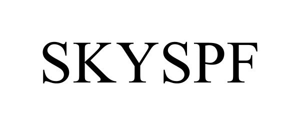 Trademark Logo SKYSPF