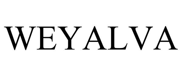 Trademark Logo WEYALVA