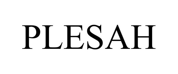 Trademark Logo PLESAH