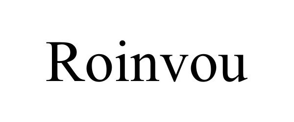 Trademark Logo ROINVOU