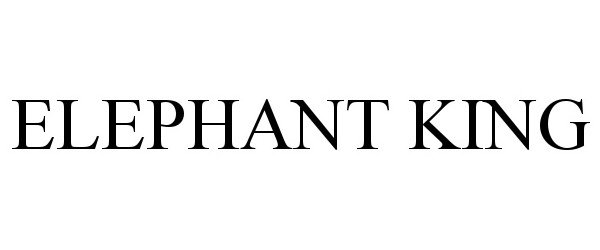 Trademark Logo ELEPHANT KING