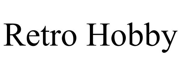 Trademark Logo RETRO HOBBY