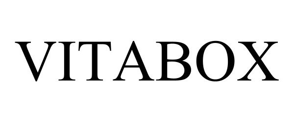 Trademark Logo VITABOX