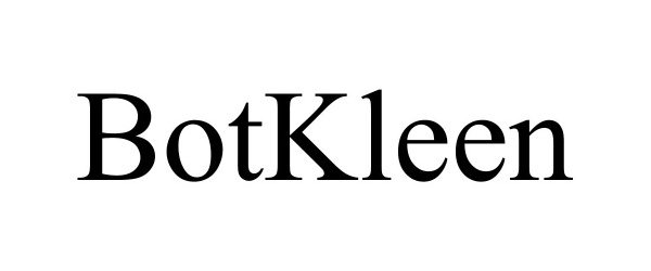 Trademark Logo BOTKLEEN
