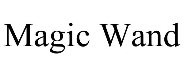 Trademark Logo MAGIC WAND