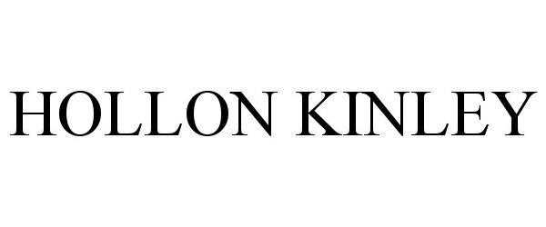 Trademark Logo HOLLON KINLEY