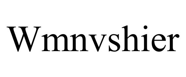 Trademark Logo WMNVSHIER