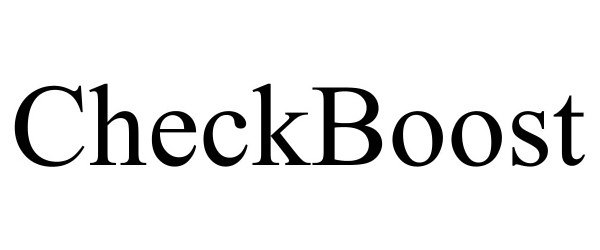 Trademark Logo CHECKBOOST
