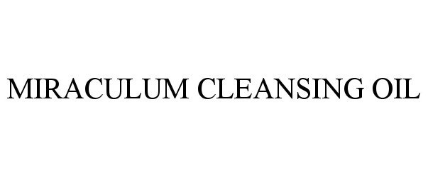  MIRACULUM CLEANSING OIL