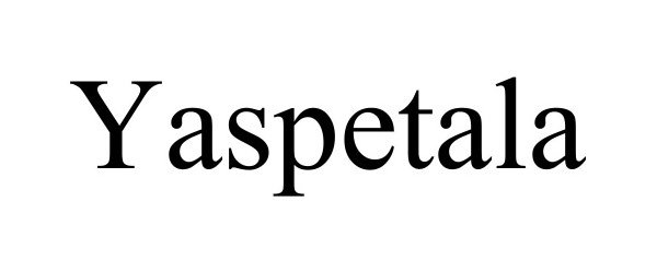 Trademark Logo YASPETALA