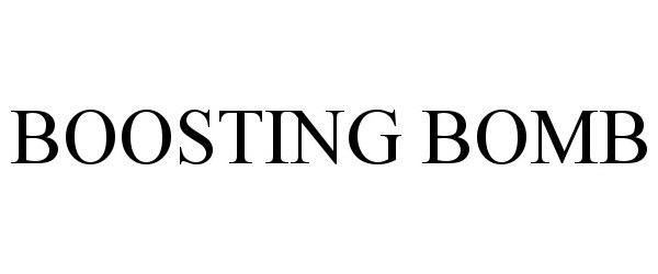 Trademark Logo BOOSTING BOMB