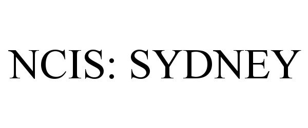 Trademark Logo NCIS: SYDNEY