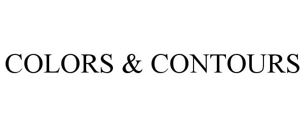 Trademark Logo COLORS &amp; CONTOURS