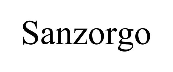 Trademark Logo SANZORGO