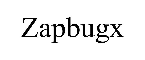 Trademark Logo ZAPBUGX