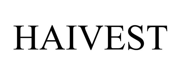 Trademark Logo HAIVEST