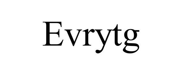 Trademark Logo EVRYTG