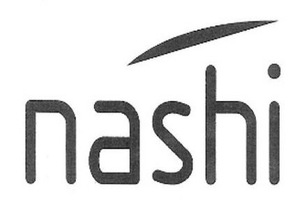 Trademark Logo NASHI &amp; DESIGN