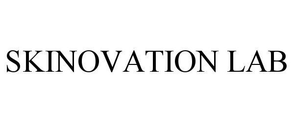 Trademark Logo SKINOVATION LAB