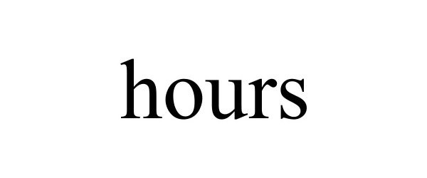 Trademark Logo HOURS