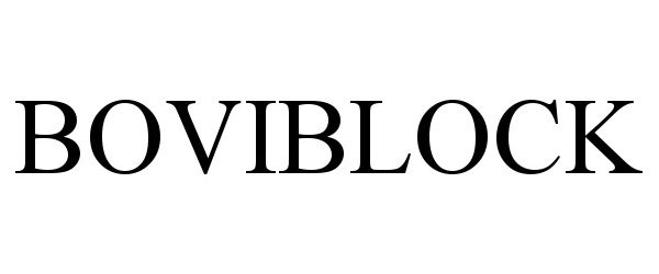 Trademark Logo BOVIBLOCK