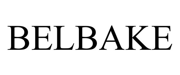 Trademark Logo BELBAKE